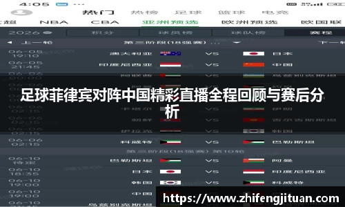 足球菲律宾对阵中国精彩直播全程回顾与赛后分析